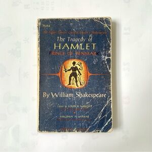 Vintage The Tragedy of Hamlet by William Shakespeare paperback book 1960